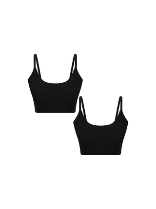 Bio-Baumwoll-Bustier - 2er Pack
