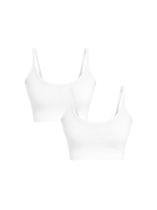 Bio-Baumwoll-Bustier - 2er Pack