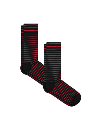 Bio-Baumwoll-Socken mit längerem Bündchen - 2er Pack