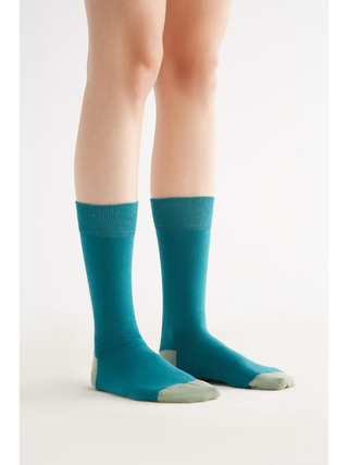 Bio-Baumwoll-Socken mit längerem Bündchen - 4er Pack