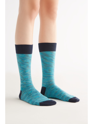 Bio-Baumwoll-Socken mit längerem Bündchen - 4er Pack