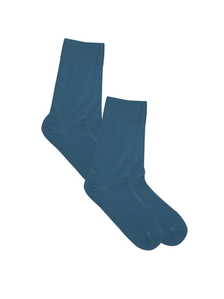 Bio-Baumwoll-Socken mit längerem Bündchen - 2er Pack