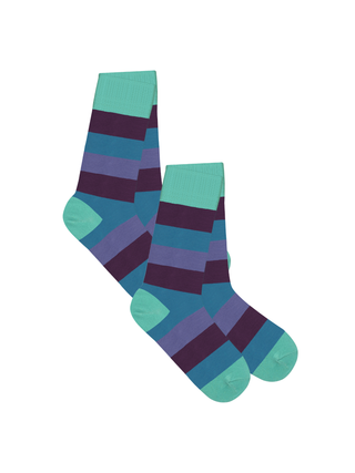 Bio-Baumwoll-Socken mit längerem Bündchen - 2er Pack
