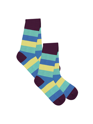 Bio-Baumwoll-Socken mit längerem Bündchen - 2er Pack