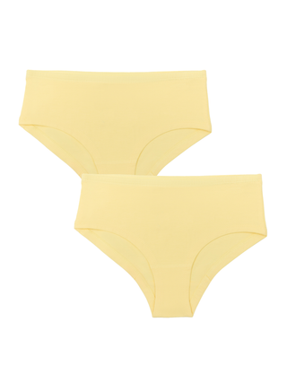 Bio-Baumwoll-Mädchen Hipster-2er Pack