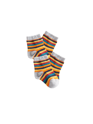 Bio-Baumwoll-Kindersocken-2er Pack
