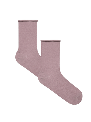 Bio-Baumwoll-Socken mit Rollrand Unisex – 2er Pack