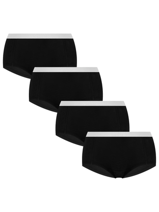 Bio-Baumwoll-Boyshorts – 4er Pack