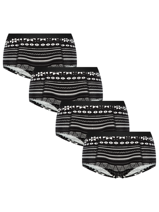 Bio-Baumwoll-Boyshorts – 4er Pack