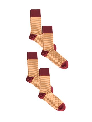 Bio-Baumwoll-Socken mit längerem Bündchen - 4er Pack