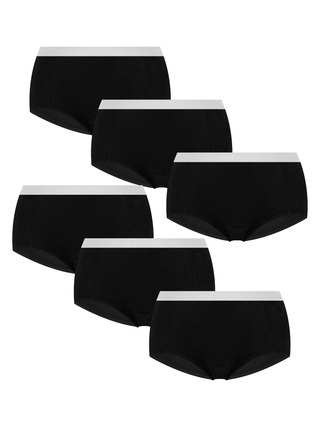Bio-Baumwoll-Boyshorts – 6er Pack