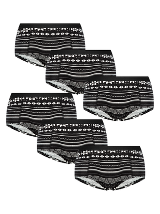 Bio-Baumwoll-Boyshorts – 6er Pack