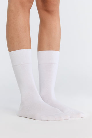 Bio-Baumwoll-Socken mit längerem Bündchen - 6er Pack