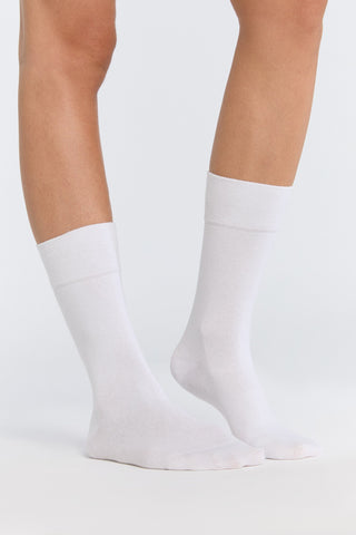 Bio-Baumwoll-Socken mit längerem Bündchen - 6er Pack