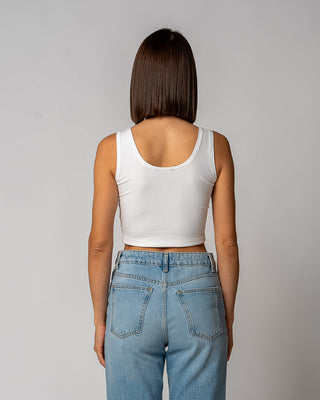Geripptes Crop Top | Bild 10