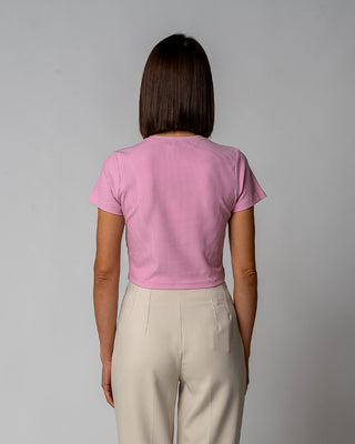 Geripptes Cropped T-Shirt | Bild 19