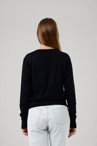 Damen Rundhals-Pullover