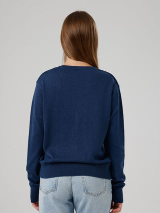 Damen Pullover mit V-Ausschnitt