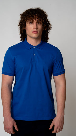 MEN'S POLO T-SHIRT | GALACTIC COBALT