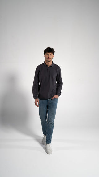 Langarm Poloshirt | Bild 32